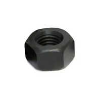 Ms High Tensile Nut - Stainless Steel, Various Sizes Available, Sleek Black Color, Hex Head Design, Smooth Surface For Secure Fit
