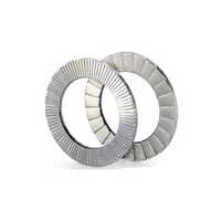 Wedge Lock Washer - Stainless Steel, Various Sizes Available, Sleek Silver Color - Industrial-grade Secure Fastening Solution For Heavy-duty Machinery