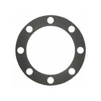 Rubber Flange Gasket - Silicone, Nitrile, Epdm, Viton, Neoprene Materials, 1mm-10mm Thickness, Black Color, Multiple Applications 
