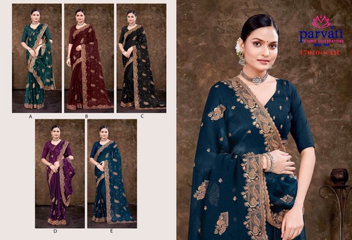 Women Chiffon Saree -13