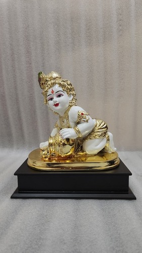 Gold plated Handmade Laddu Gopal