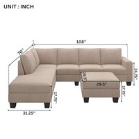 L SHAPE SOFA