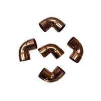 1 Inch 45 Degree Short Radius Copper Elbow - Copper Material , 1 Inch Size, Copper Coated Surface, Socket Joint Connection, Warranty Included 
