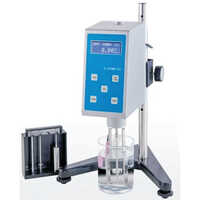 Laboratory Viscometer - Viscosity Range 1 To 6000000 Mpa.s | Built-in Rtd Temperature Probe, 7 Inch Lcd Touch Screen Display, Grey Color, Multiple Spindle Options