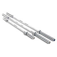 Hg-012b Olympic Bar - Durable Steel, 7ft Length, Ergonomic Design | Commercial Grade, All Exercise Types, Muscle Gain, Warranty Included