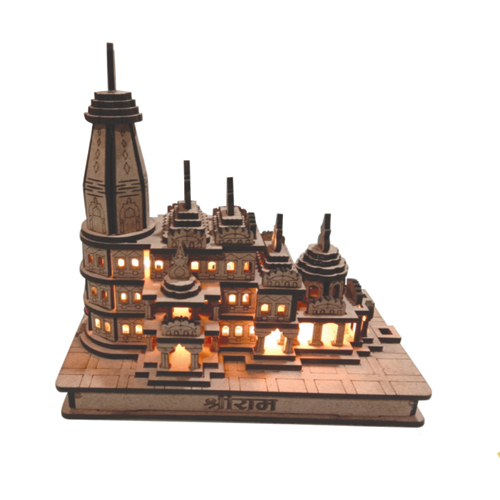 Wooden Light Ram Mandir