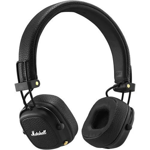 Marshall Major III Bluetooth Headphones (MS-MAJ3BT-BLK, Black)