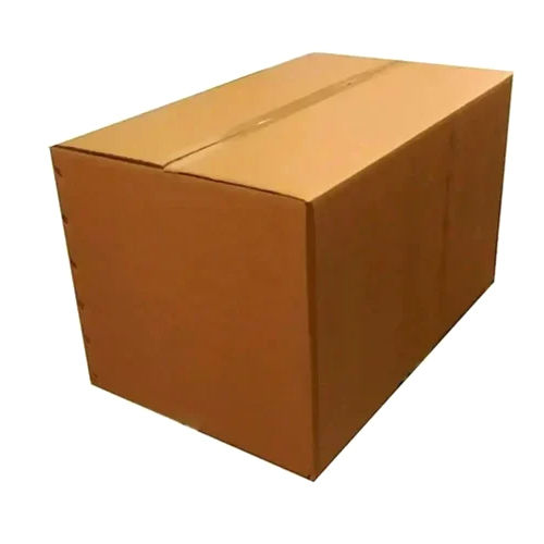 Rectangle 7 Ply Brown Plain Corrugated Box