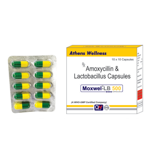 500Mg Amoxycillin And Lactobacillus Capsules General Medicines
