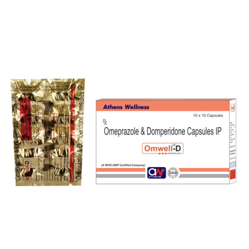 Omeprazole And Domperidone Capsules IP - General Medicine Formulation | Suitable For All Dosage Guidelines As Per Suggestion Store In Dry Place