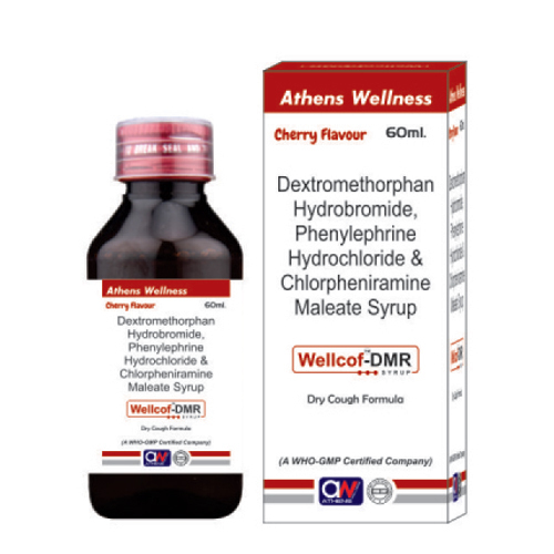 60Ml Dextromethrphan Hydrobromide Phenylephrine Hydrochloride And Chlorpheniramie Maleate Syrup General Medicines