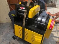 Tmt Rod Bar Straightening Machine - 415v Watt Power, 1-year Warranty | Efficient Metal Processing Solution