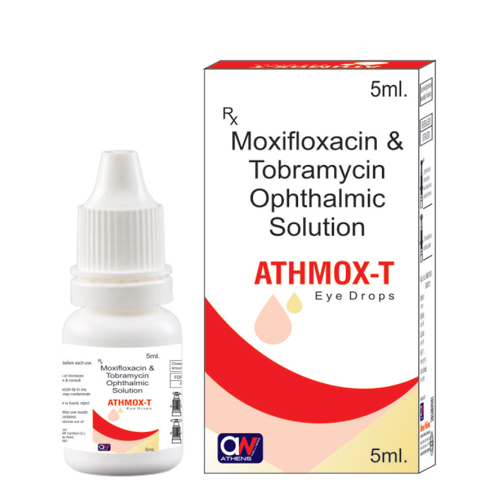 Moxifloxacin And Tobramycin Ophthalmic Solution - 5ml Liquid, Recommended For Eye Use, Store In Dry Place