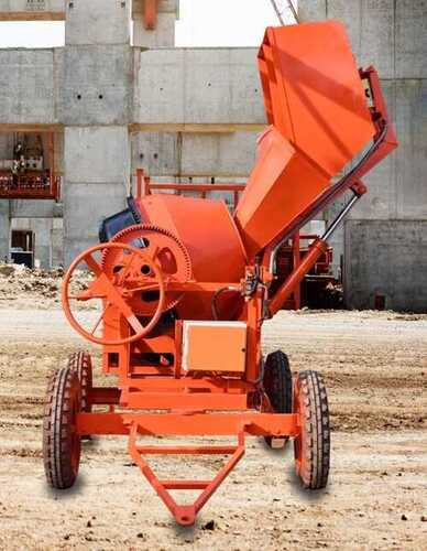 Concrete Mixer Machine With Hydraulic Hopper
