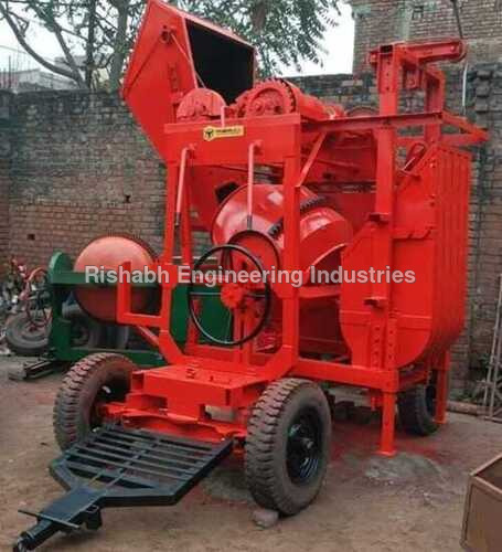 Concrete Mixer Machine With Lift Hooper