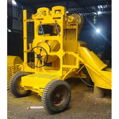 Concrete Mixer Machine With Hopper And Lift