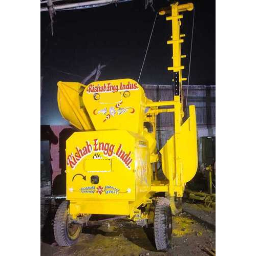 Concrete Mixer Machine With Hopper And Lift Attached - General Use: Industry