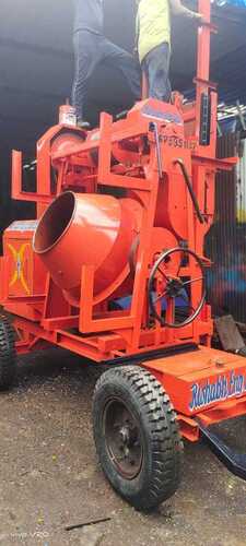 Semi-Automatic Concrete Mixer Machine With Lift