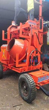 Semi-automatic Concrete Mixer Machine With Lift Industry