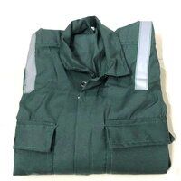 Industrial Green Polycotton Bottle Safety Suit