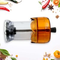 MIRACLE TRANSPARENT PLASTIC SALT AND PEPPER GRINDER (5591)