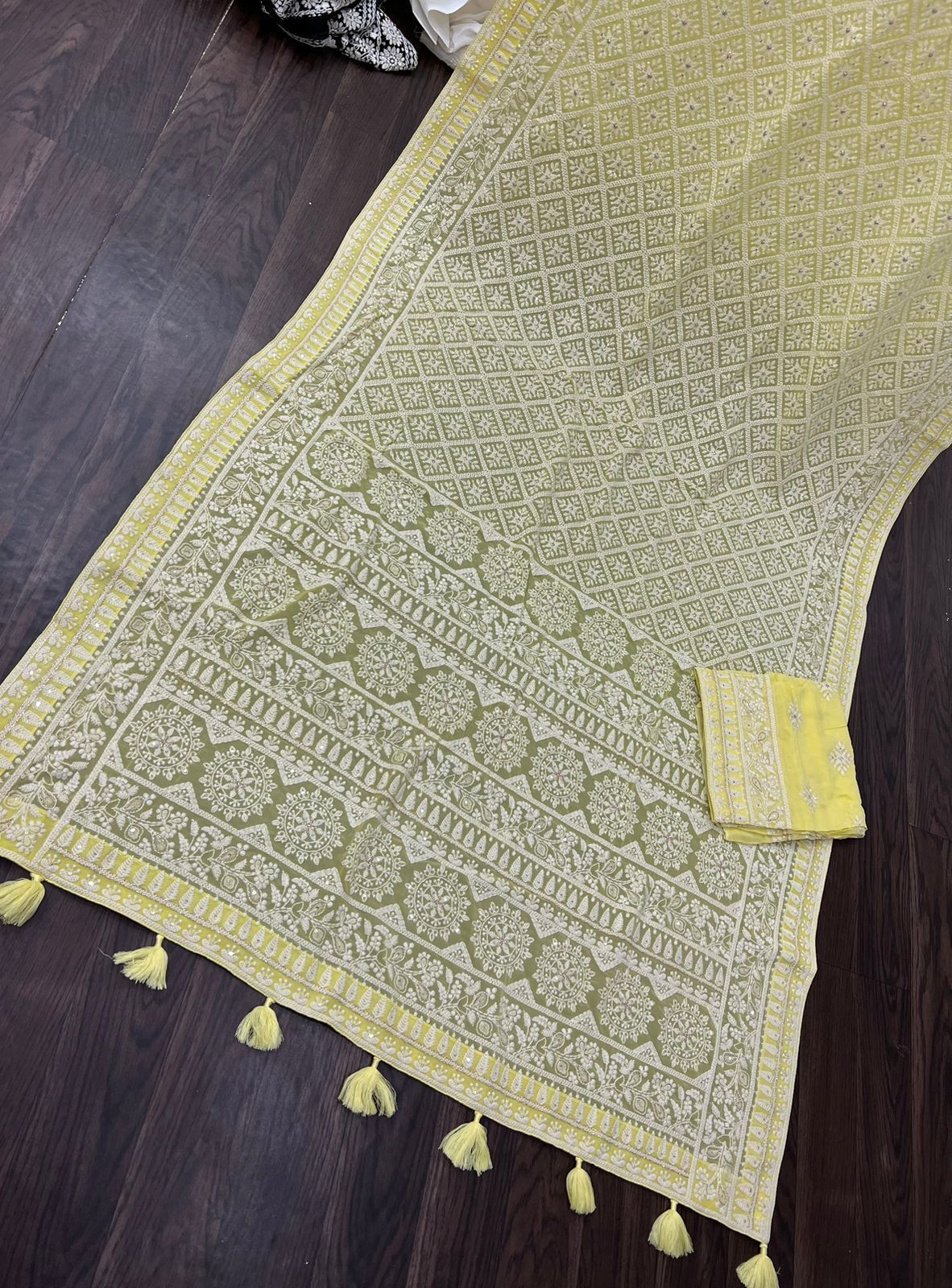 Chikankari Saree