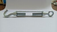 Turn Buckle Eye To Hook Jis Forged - Galvanized Steel, Sizes 12mm To 36mm, Silver Color | Suitable For Fencing, Fishing, Machinery, And Rope Applications