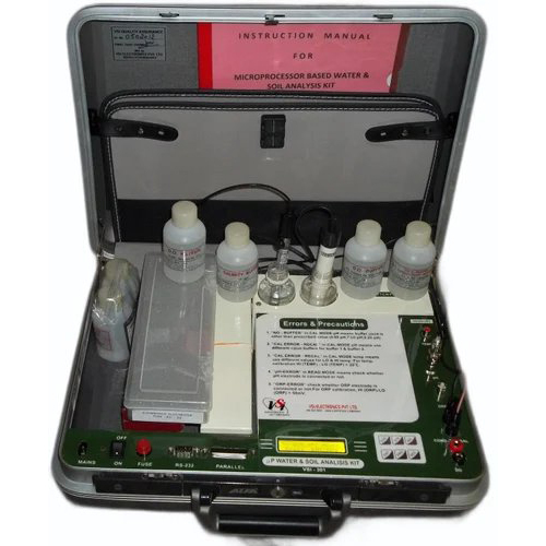 Microprocessor Based Water Soil Analyzer Kit