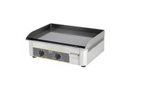 Griddle Plate Psr 600-e - Steel Coating, 600 X 400 Mm Cooking Surface, 2 Cooking Zones, 6 Kw Power, 380 V Or 230 V Options, 32 Kg Weight