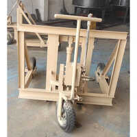 White Hydraulic Pallet Trolley