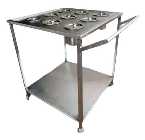 Stainless Steel Masala Trolley