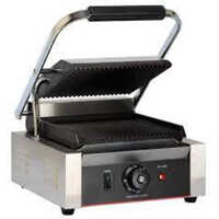 Electric Sandwich Griller - Stainless Steel, Different Size | Silver Finish, Semi Automatic, Perfect For Hotels And Restaurants