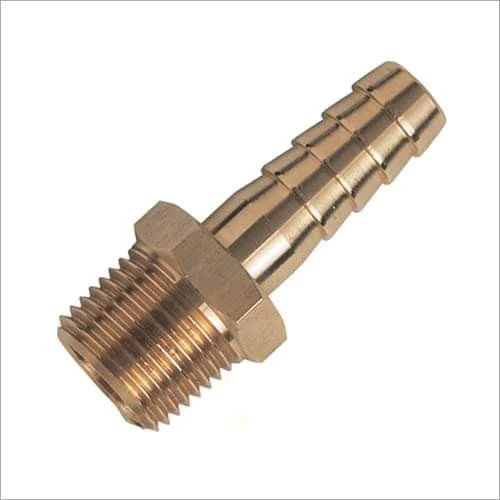 Brass Hose Nozzle - Finish: Polished