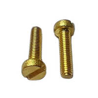 Brass Slotted Machine Screw - Color: Different Available