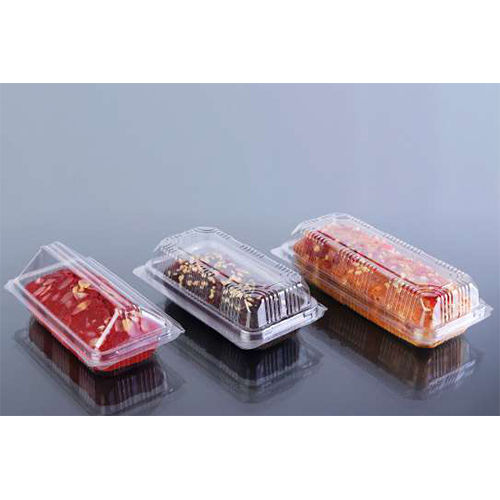 Pet Rectangular Bakery Container