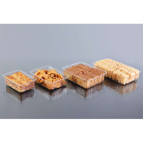 Pet Rectangular Container for Bakery Products