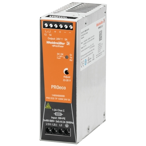 Weidmuller Pro Eco 120w 24v 5a