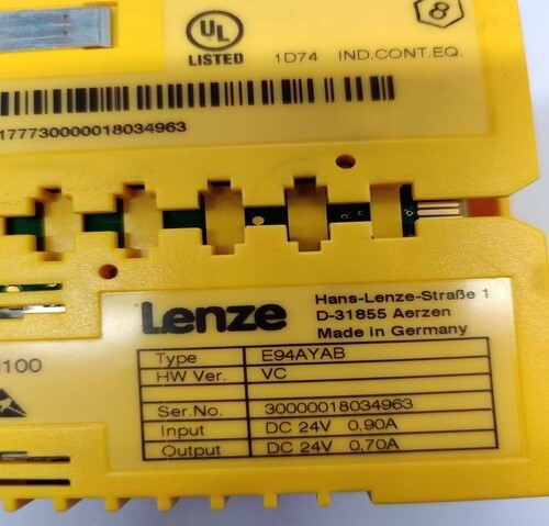 LENZE E94AYAB SAFETY MODULE