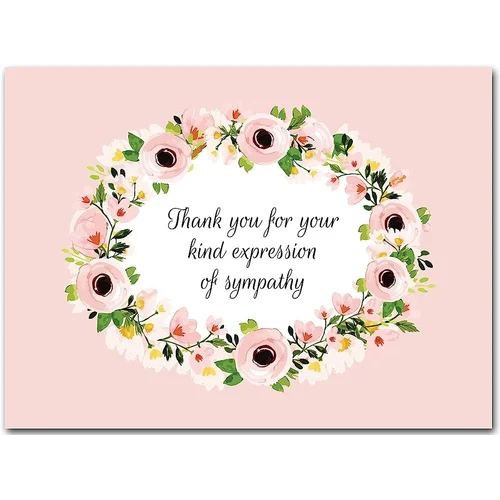 2 x 2 Inch Thank You Card