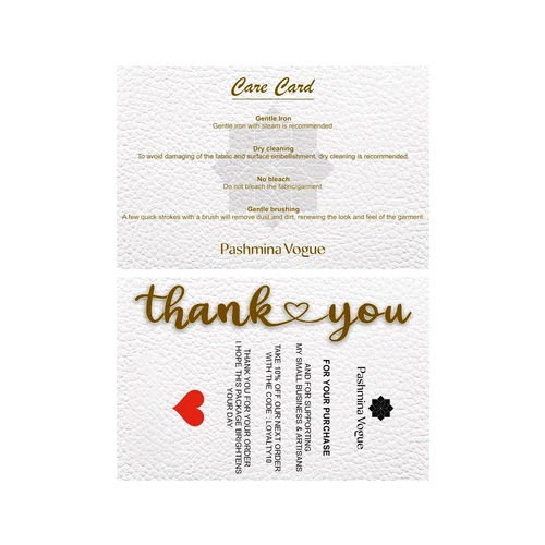 Glossy Custom Print Thank You Cards