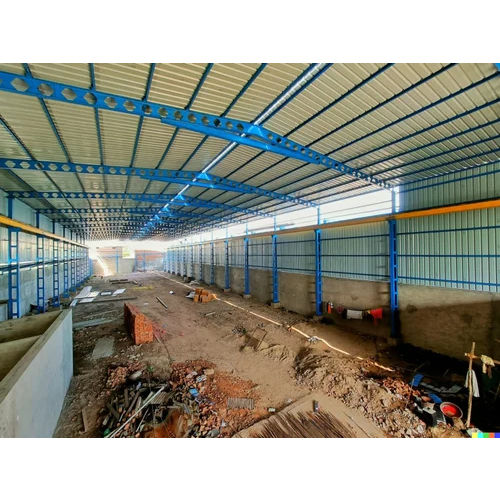 Galvanized Steel Factory Structure And Roofing Fabrication Work Services By VECTOR BUSINESS TECH