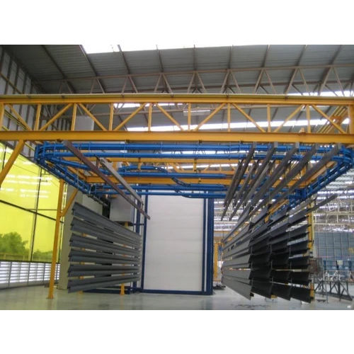 Yellow Mild Steel Pre Engineered Building Structure