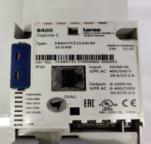 LENZE E84AVTCE1534VX0 FREQUENCY INVERTER