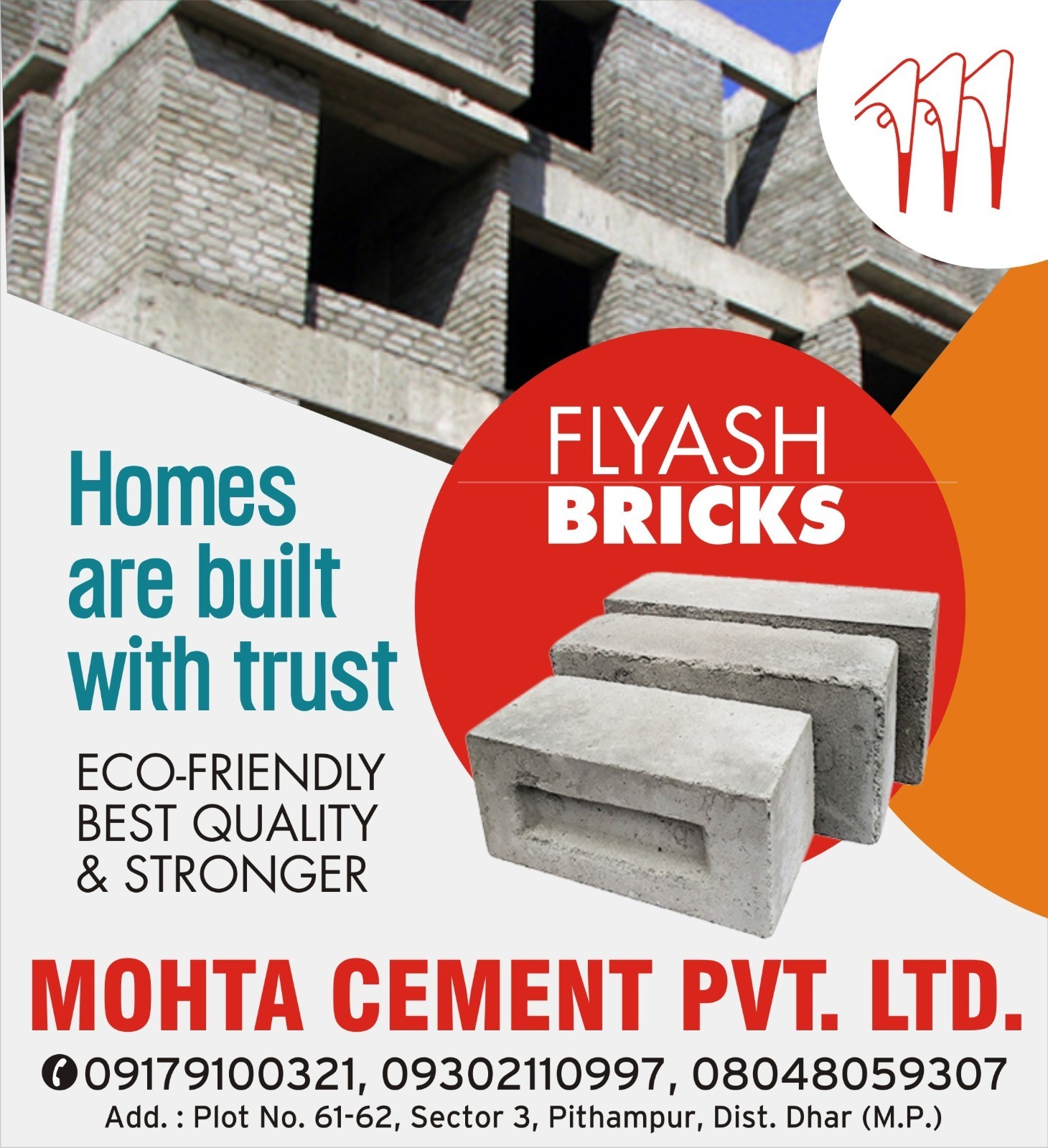 Eco Fly Ash Bricks