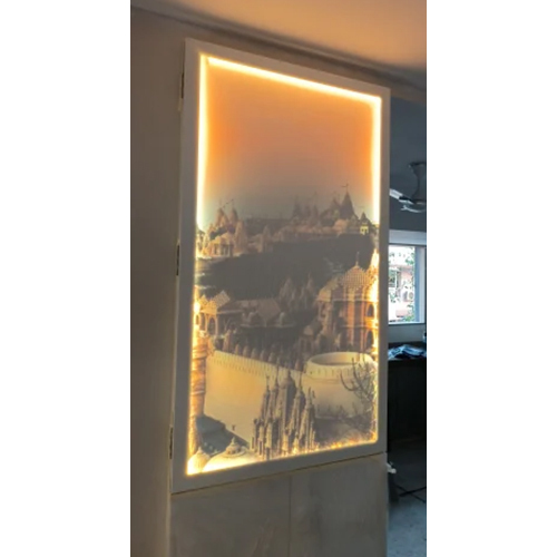 Small Size Korian (Corian) Mandir - Color: White