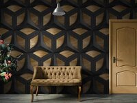 3d Effect Wall Panel - Core Material: Corian Sheet