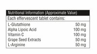 L-Glutathione With Alpha Lipoic Acid Effervescent Tablet