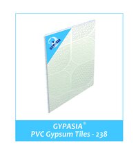 Gypasia Pvc Gypsum Tile-238 - 7mm Thickness, 2ft X 2ft Size, Pack Of 10 Pieces | Versatile Design For Ceiling And Wall Applications