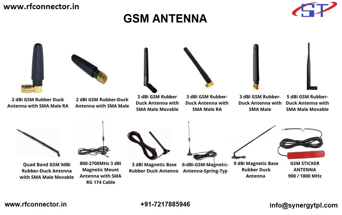 MAGNETIC BASE 3 MTR WITH SMA MALE