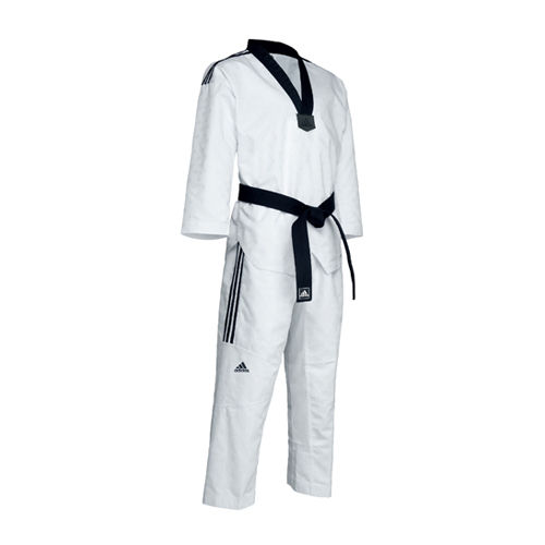 Aditgm02 Adidas Taekwondo Uniform 3 Stripes - Size: Diff Sizes Available .